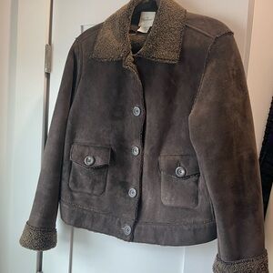 Faconnable Dark Brown Teddy Jacket